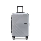 Tosca Huston Collection Hardside 67cm Trolley Case TCA327B-Silver