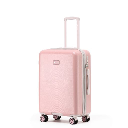 Tosca 64cm Pink Maddison Collection Hard side Checked Trolley Case TCA410B