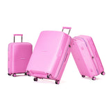 Tosca Bel-Air Collection Polycarbonate luxury Trolley cases-Full set 76/66/54cm TCA510-Pink set