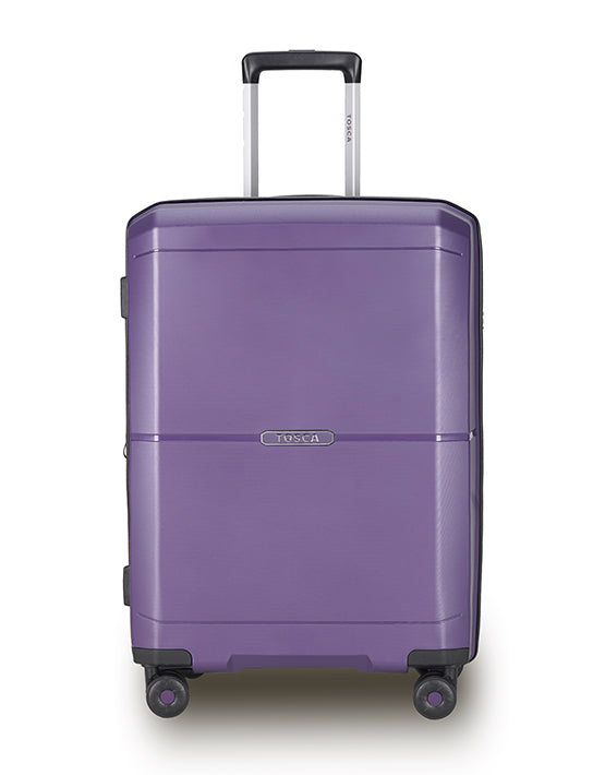 Tosca Globetrotter Collection 66cm-H hard side polypropylene trolley case TCA575B-Purple