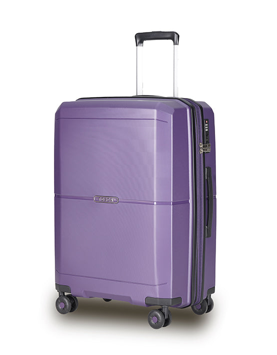 Tosca Globetrotter Collection 66cm-H hard side polypropylene trolley case TCA575B-Purple