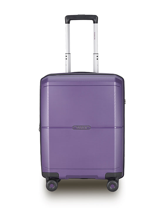 Tosca Globetrotter Collection 52cm Hard side polypropylene carry-on TCA575C-Purple