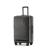 Tosca 66cm-H Horizon Collection polycarbonate Front zippered opening trolley case TCA644B-Black