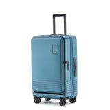 Tosca 66cm Horizon Collection polycarbonate Front zippered opening trolley case TCA644B-Blue Sapphire