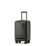 Tosca 54cm-H Horizon Collection Polycarbonate Front Zippered Carry-on trolley case TCA644C-Black