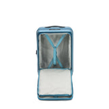 Tosca 54cm-H Horizon Collection polycarbonate Carry-on front zippered opening trolley case TCA644C-Sapphire Blue