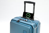 Tosca Horizon Collection-Full set of Front Zippered Opening Polycarbonate luggage 81/66/54cm TCA644-Full set Sapphire Blue