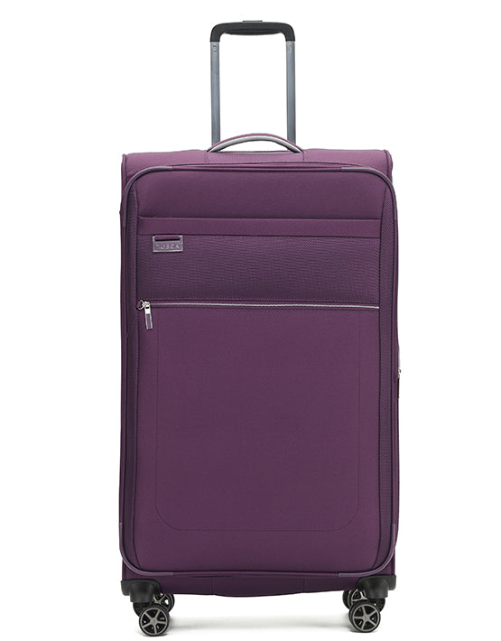 Tosca 81cm-H Vega Collection luxury Softside checked Trolley case in Plum TCA720A