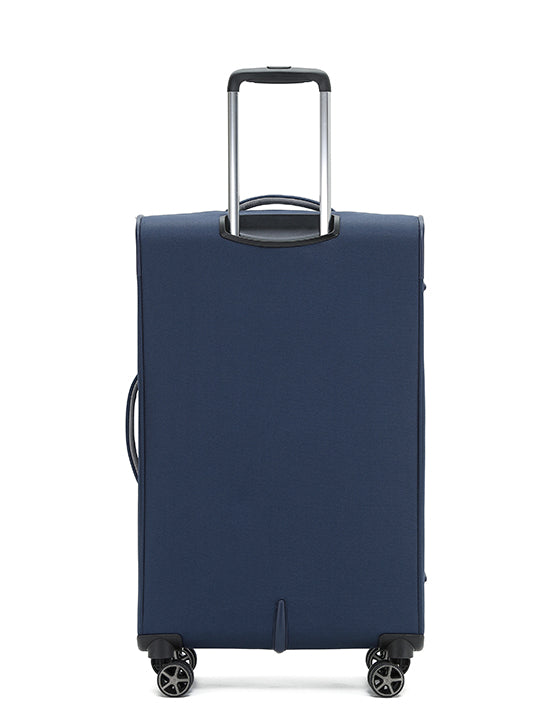 Tosca 70cm-H Navy Vega Collection luxury softside checked trolley luggage TCA720B