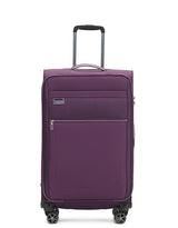 Tosca 70cm-H Vega Collection luxury softside checked trolley luggage in Plum TCA720B