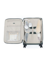 Tosca Deluxe Grange Collection TCA752 Suitcase Full Set - Cypress Green
