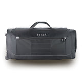 Tosca 90cm Black Jumbo wheeled Sport Duffle Bag TCA794TWJ-Black-Grey trim