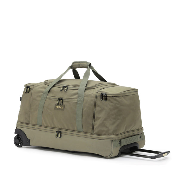 Tosca 85cm Split Compartment sports-duffel travel wheel bag TCA798TWJ-Khaki-Sand