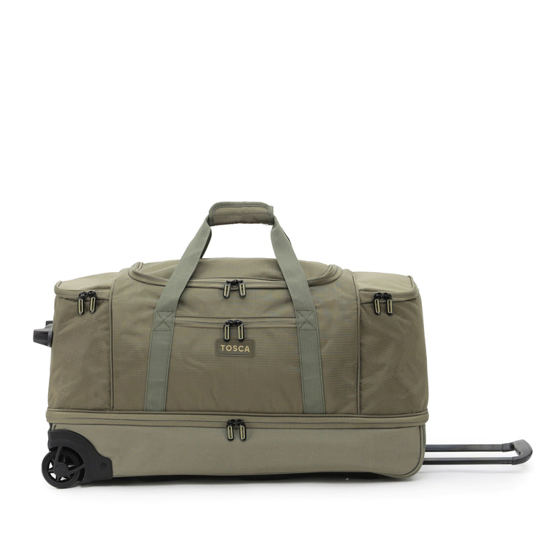 Tosca 70cm Split Compartment Wheel Bag TCA798TWM-Khaki-Sand