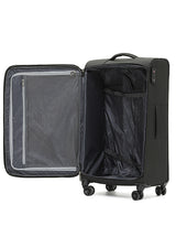 Tosca 82cm Black Aviator 2.0 Collection Soft side checked trolley luggage TCA805A