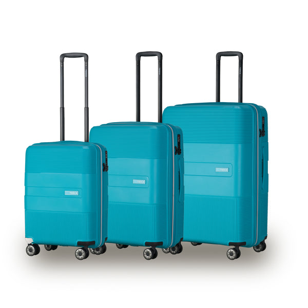 Tosca Orion Collection Polypropylene Hard side Full-Luggage set 76cm/65cm-55cm TCA827-Teal