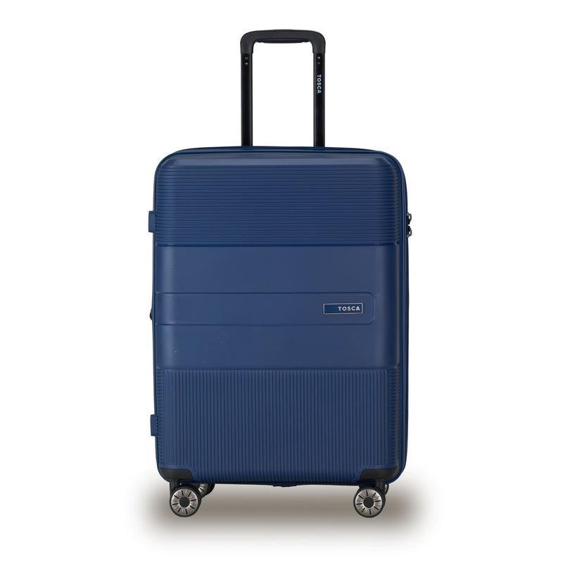 Tosca Orion Collection 65cm-H Polypropylene Hard Side Trolley case TCA827B-Navy