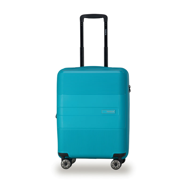 Tosca Orion Collection 55cm-H Carry-on Polypropylene hard side trolley case TCA827C-Teal