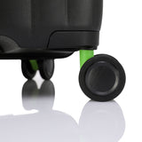 Tosca Cruiser Collection polypropylene front access trolley case TCA875A Black-Lime trims