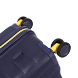 Tosca Cruiser Collection polypropylene front access 54cm-carry-on trolley case TCA875C Purple-Yellow trims