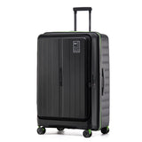 Tosca Cruiser Collection polypropylene front access trolley case TCA875A Black-Lime trims