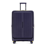 Tosca Cruiser Collection front access polypropylene 77cm trolley case TCA875A Purple-Yellow trims