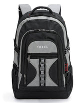 Tosca 58cm-H Multi-compartment Back pack TCA940-Black-grey