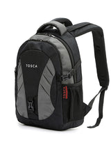 Tosca Back Pack range 42cm-H 20 Litre TCA941-Black-grey trim