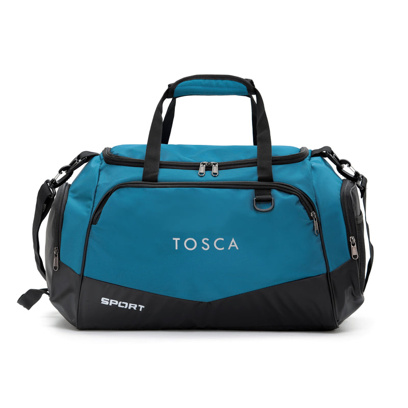 Tosca 45cm-W Deluxe Sports Tote bag TCA946-Teal