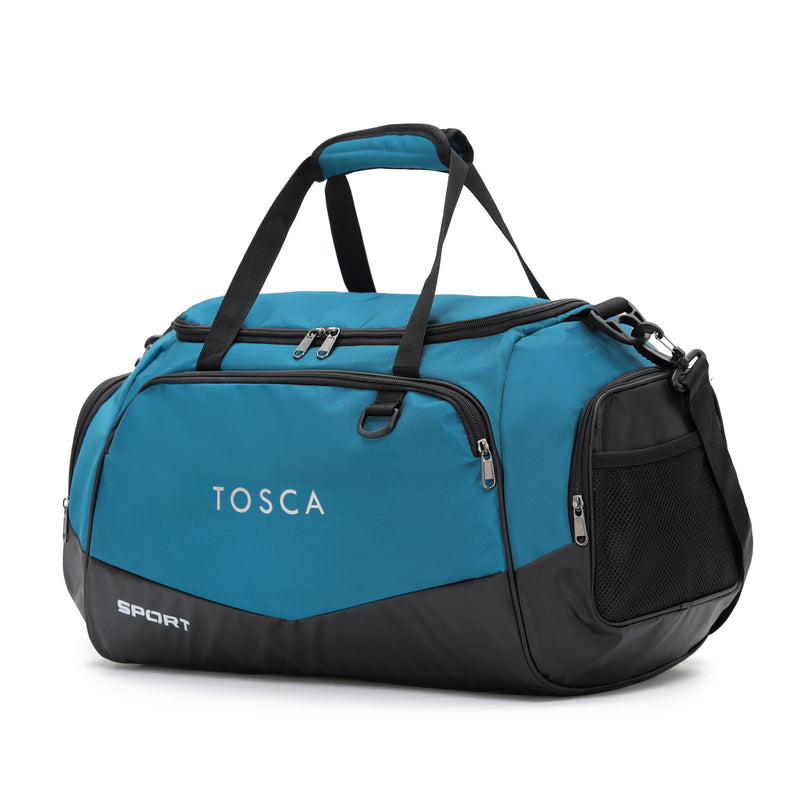 Tosca 45cm-W Deluxe Sports Tote bag TCA946-Teal