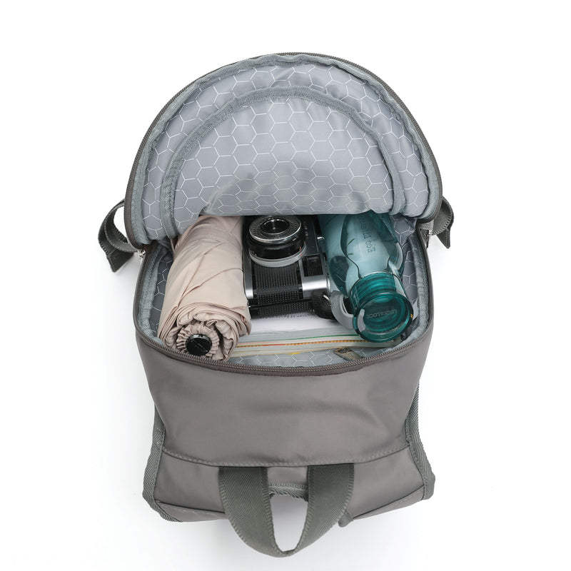 Tosca 42cm-H Grey Anti-theft RFID protected Back pack TCA953-Grey