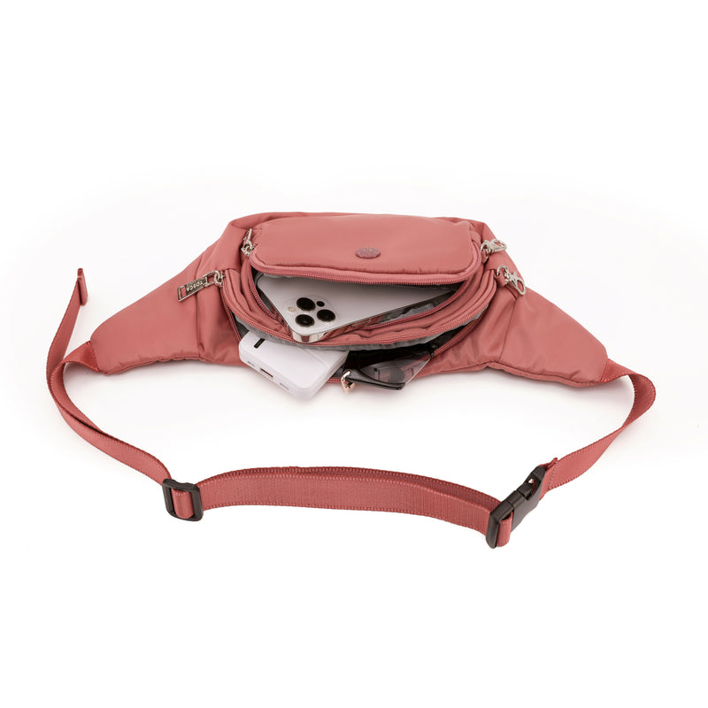 Tosca Anti-theft all purpose travel security Waist Bag TCA958-Coral