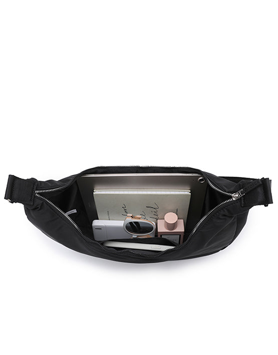 Tosca Hobo Style carry and shoulder bag TCA965-Black