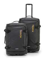 Tosca Delta Stand-up Wheel Travel Bags set-2 60cm & 70cm TCA970-Black