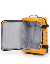 Tosca Delta Range 2-Pce set Stand-up Wheel Travel Bags 60/70cm TCA970-Yellow