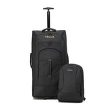 Tosca Delta Collection 76cm Trolley with Zip off travel day pack TCA977-Black