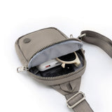 Tosca Slash Proof 18cm-H Anti theft RFID protected Slinger TCA991-Taupe