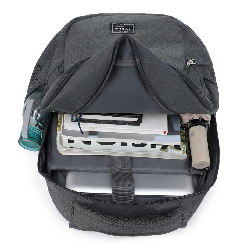 Tosca Urban 45cm-H 32 Litre Multi Pocket Back pack TCA993-Anthracite