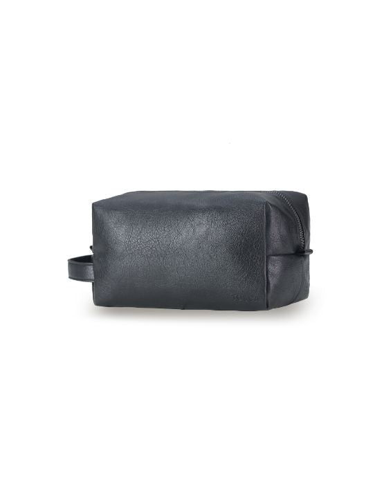 Tosca Vegan leather Wash bag, vanity kit VG018-Black