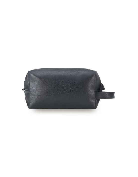 Tosca Vegan leather Wash bag, vanity kit VG018-Black