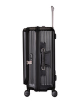 Eminent Alfred Collection 66cm Checked Suitcase KK70B - Black