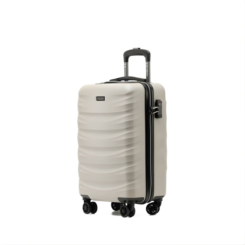 Tosca Interstellar - 53CM Carry On - Cobblestone Hard side Polycarbonate Small Trolley TCA140C