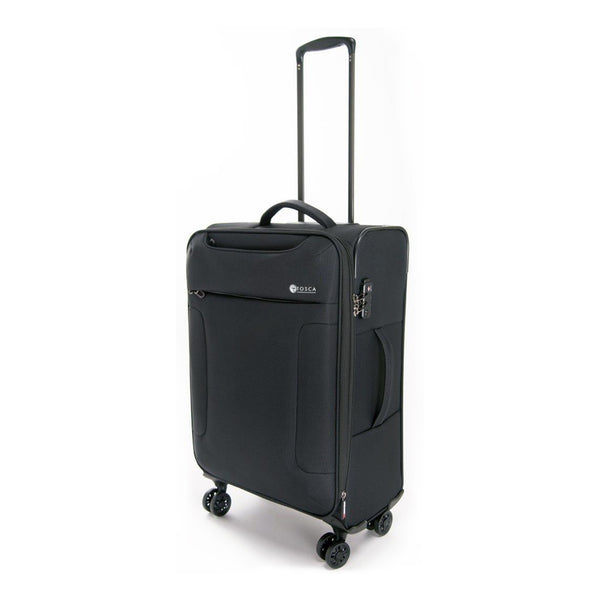 Tosca So-lite - Checked 66cm - Black Softside Medium Trolley luggage AIR4044B