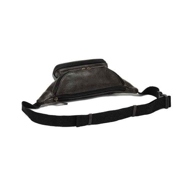 VG008 Ash Black Waist bag (Bum Bag)