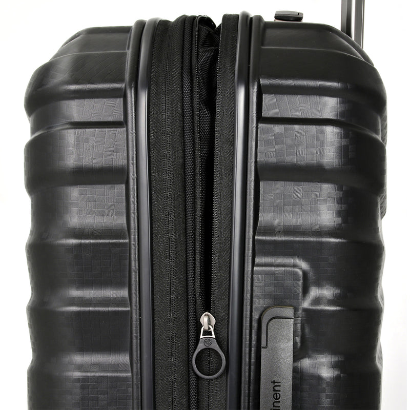 Eminent 55cm Carry on Luxury TPO material  4-Wheel Trolley luggage KH93C Black