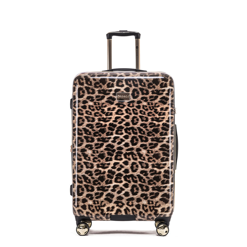 Leopard hard cheap case luggage