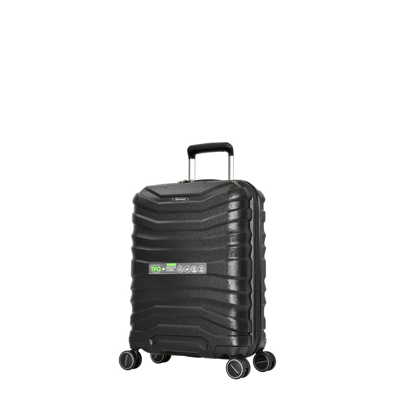 Eminent 55cm Carry on Luxury TPO material  4-Wheel Trolley luggage KH93C Black