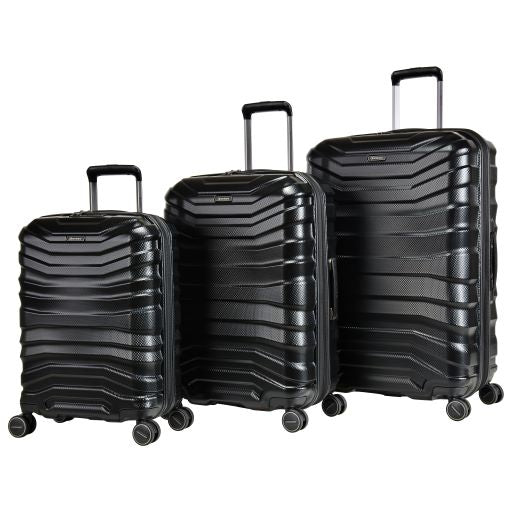 Eminent 76cm Black TPO Collection Top end Luxury Checked hard side Trolley luggage KH93A