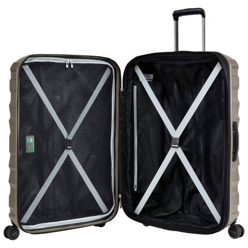 Eminent 76cm Champagne TPO Collection Top end Luxury Checked hard side Trolley luggage KH93A