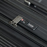 Eminent 67cm (Black) Top Lid Opening design Checked luxury Polycarbonate Trolley case KK50B-Black